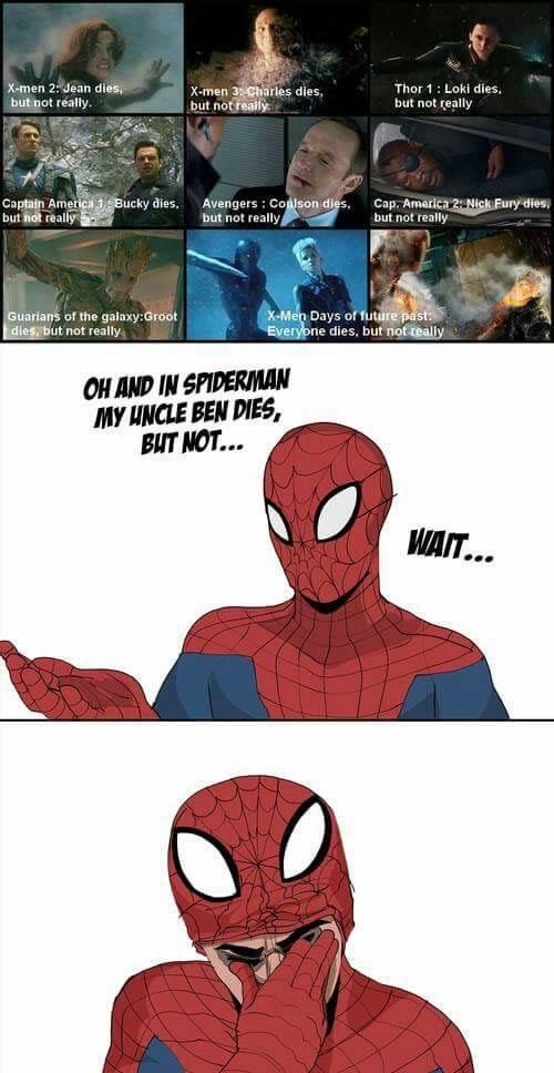 Poor Spidey!
