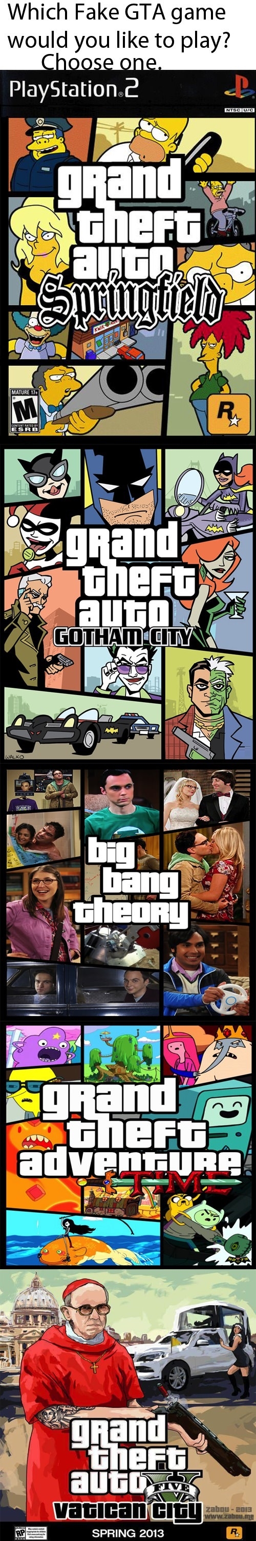 GTA games mashup