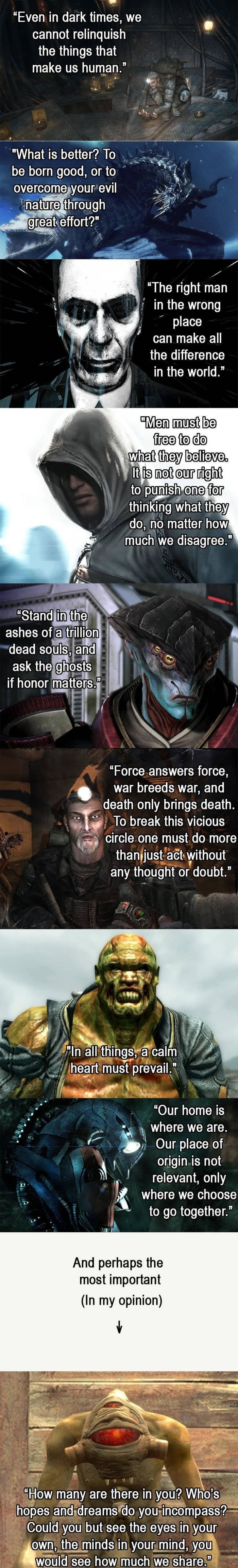 Video game quotes