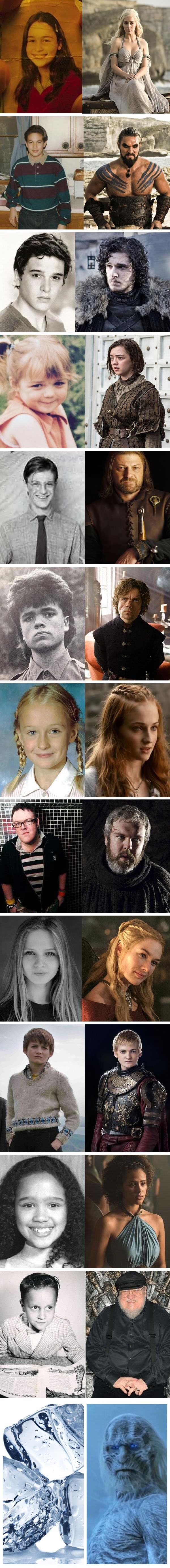 GoT childhood photos