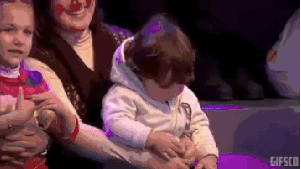Sleeping during live taping