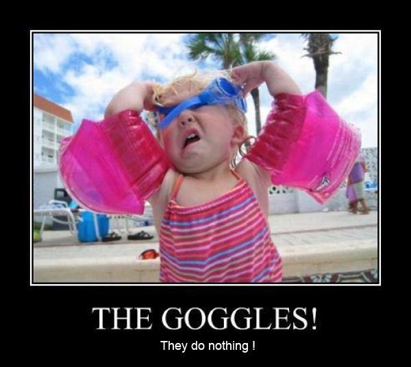 The goggles