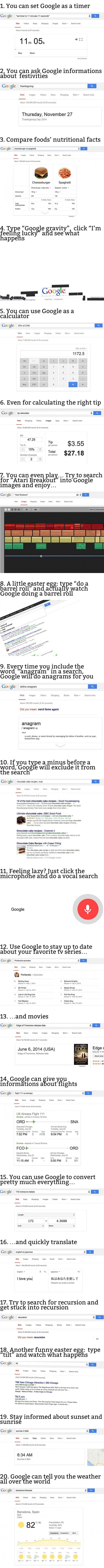 Google tricks