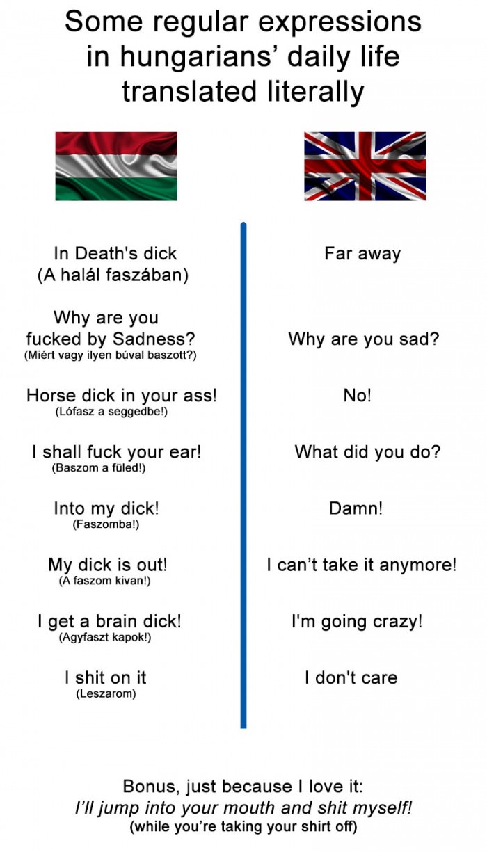 Languages are funny