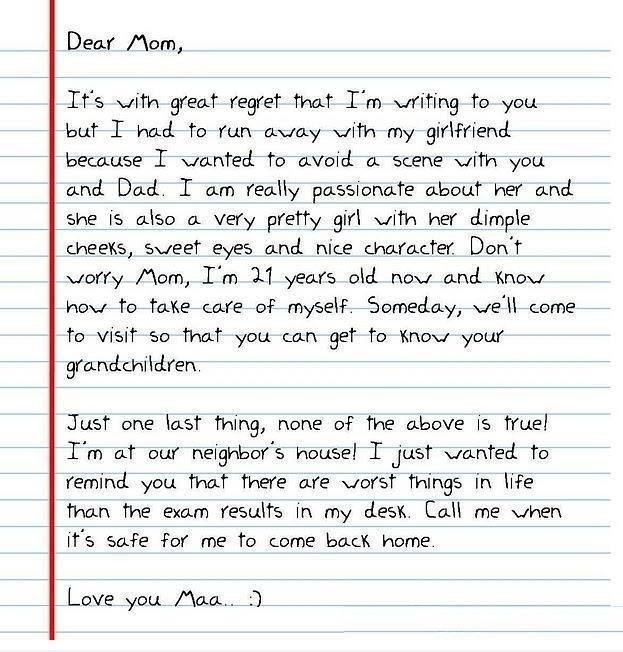 Dear Mom