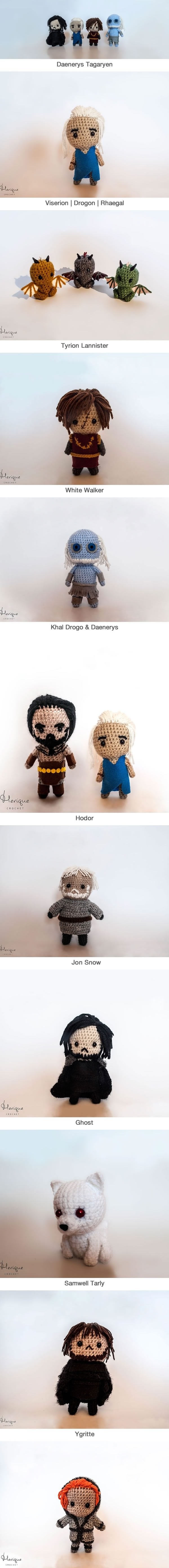 Game of Thrones crochets