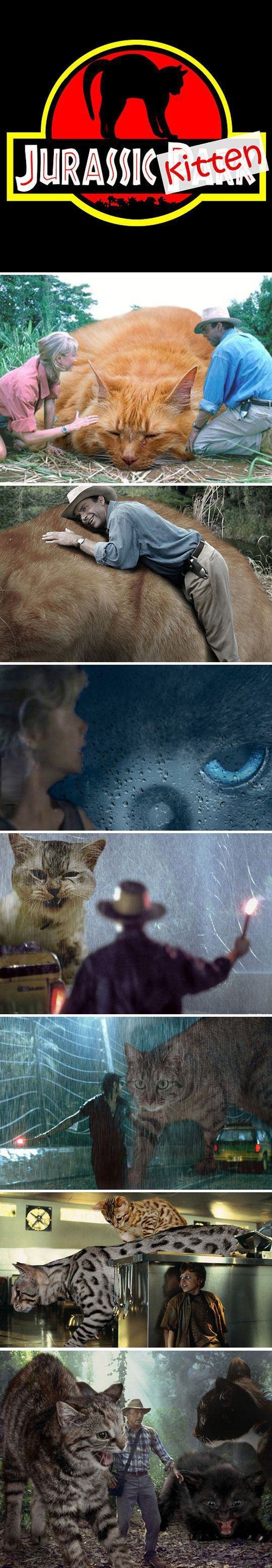 Purrassic park!