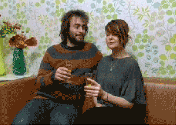 A young happy couple