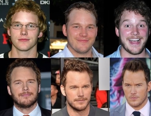 Chris Pratt's evolution