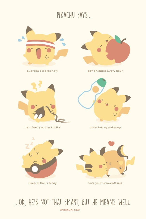 Advice from Pikachu