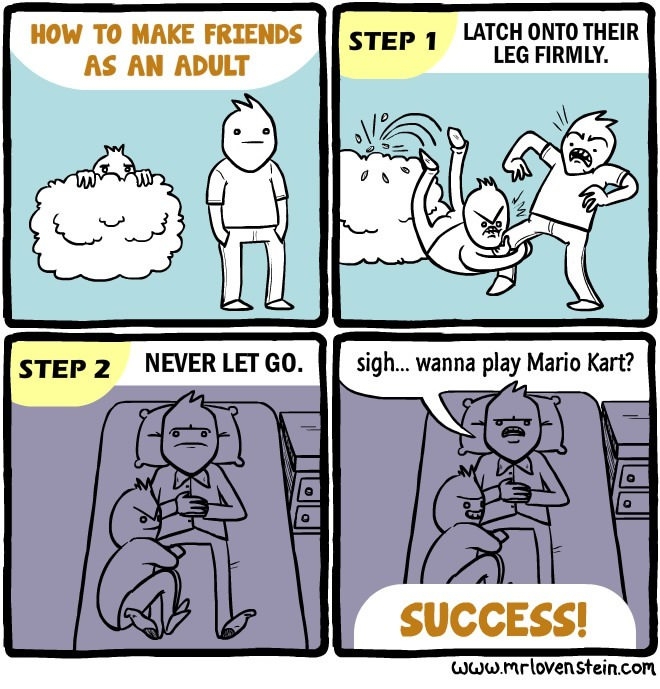 Making friends as an adult
