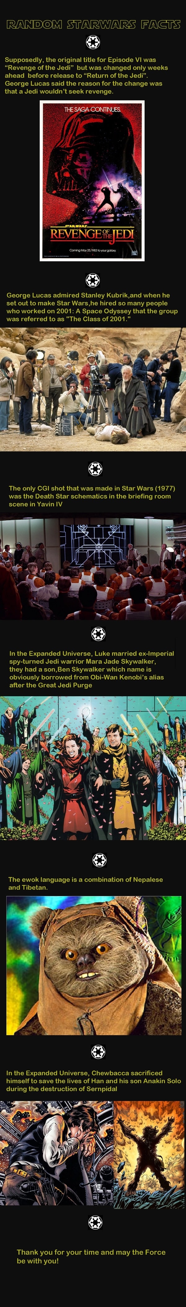 Random Star Wars facts