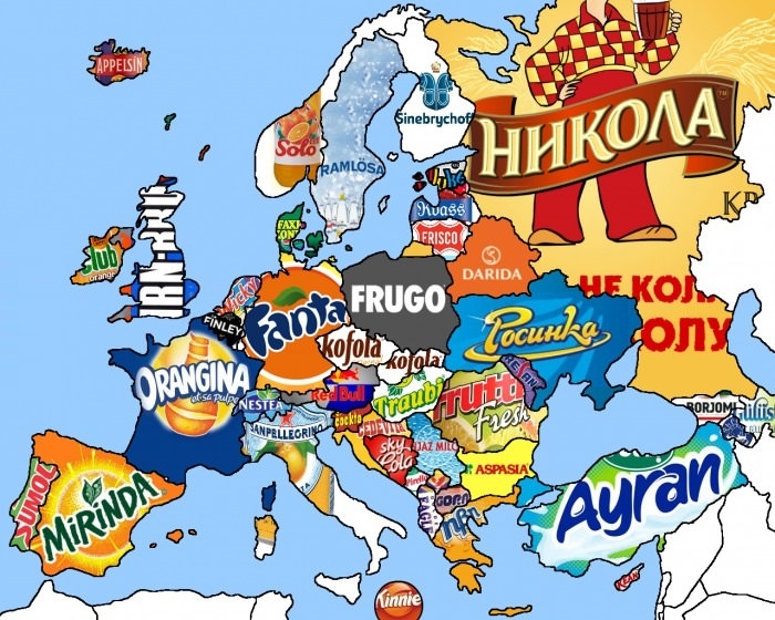 Soft drinks from Europe