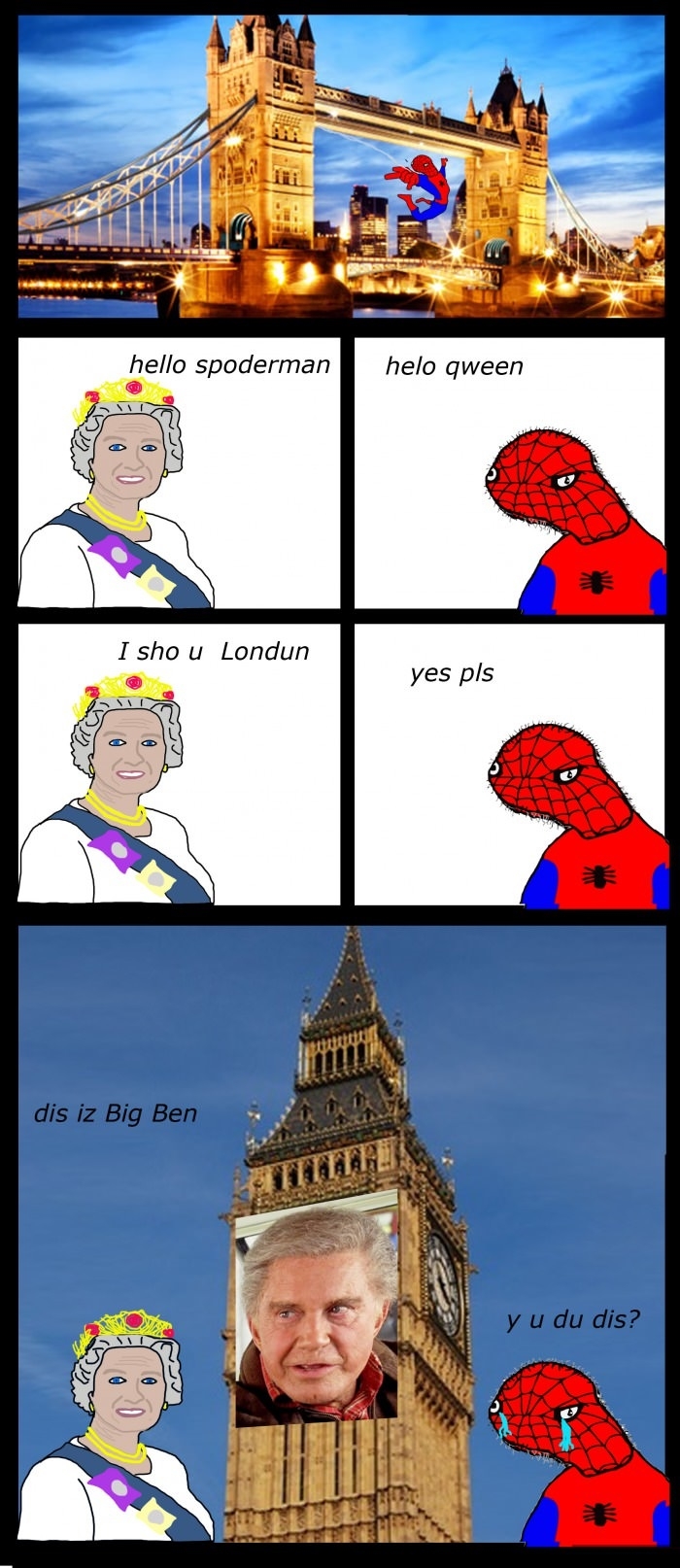 Spoderman in Londun