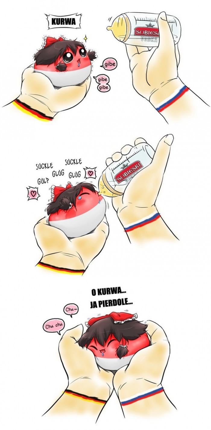 Poland is a cute countryball