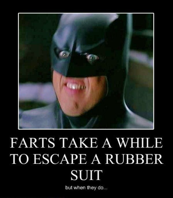 Rubber suit