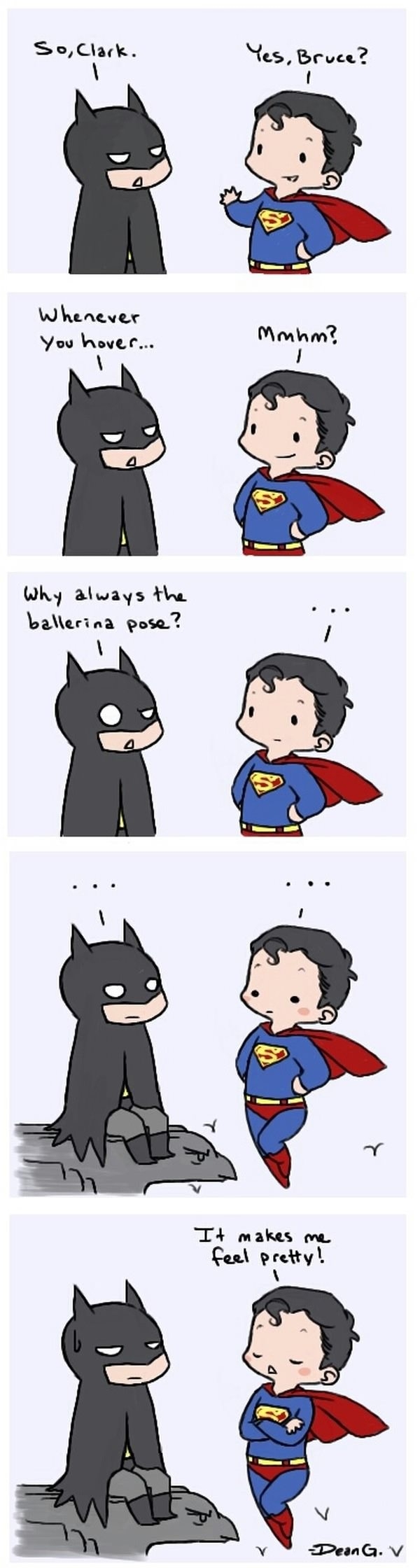 Superman feels pretty