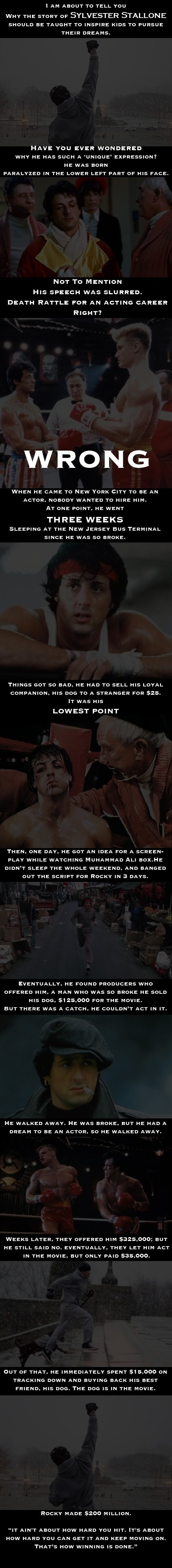 Sylvester Stallone's story