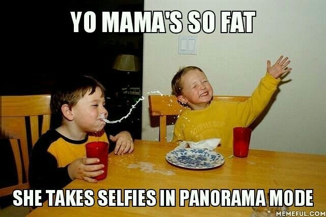 Yo mama so fat..