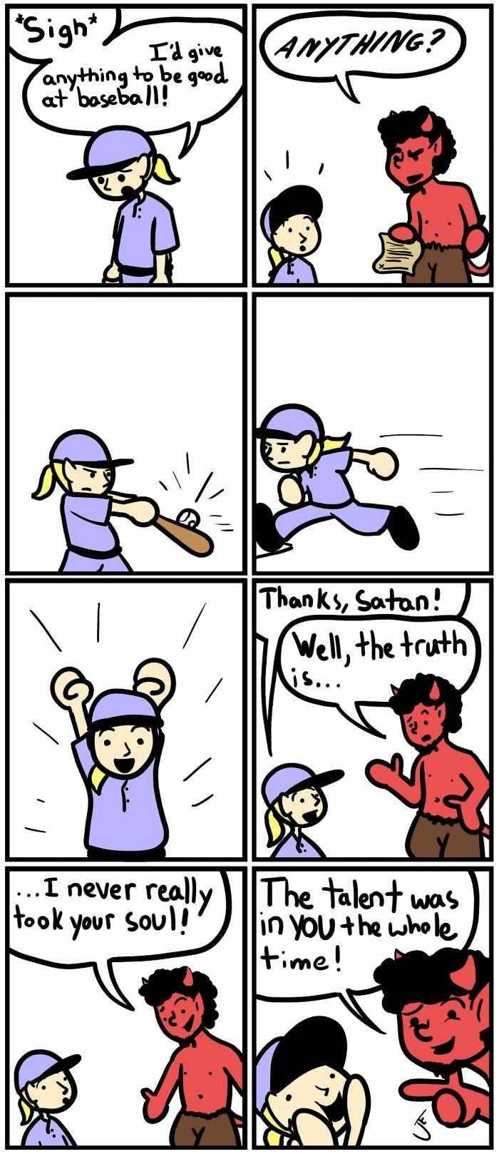 Thanks Satan!