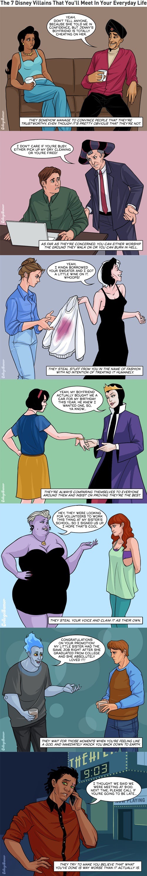 Disney villains IRL