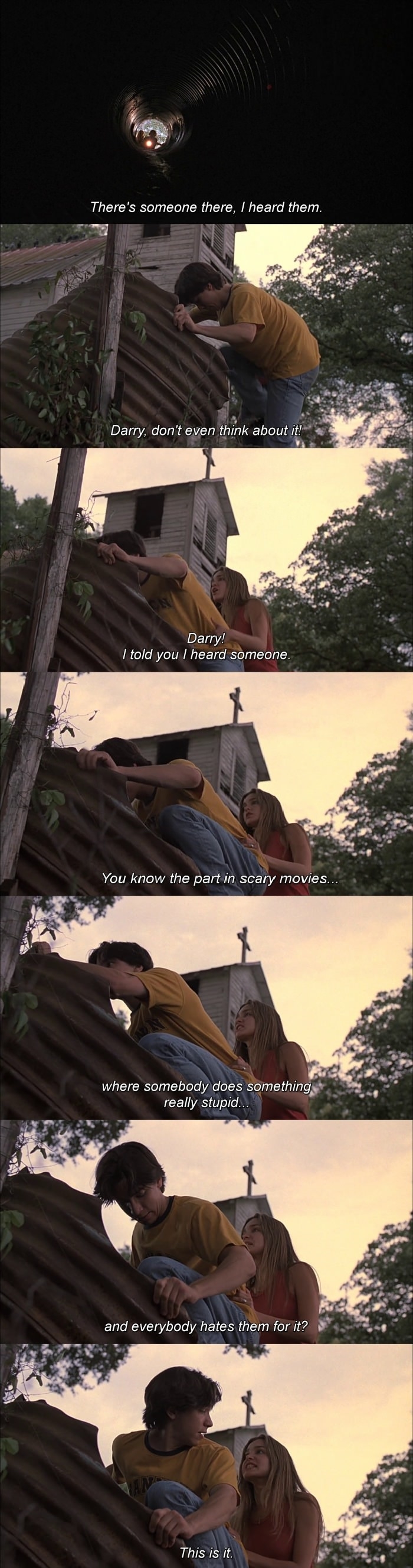 Coming from a horror movie