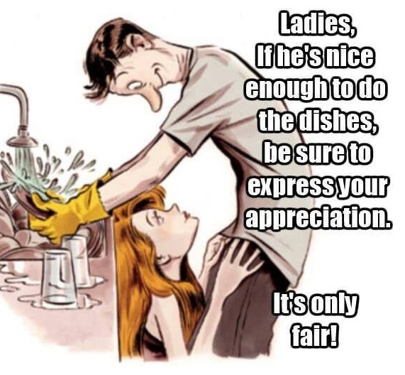 Why I wash the dishes