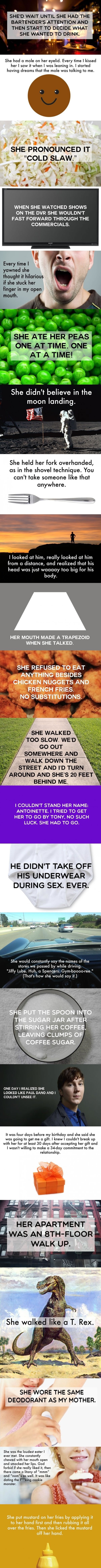 Funny reasons for breakups