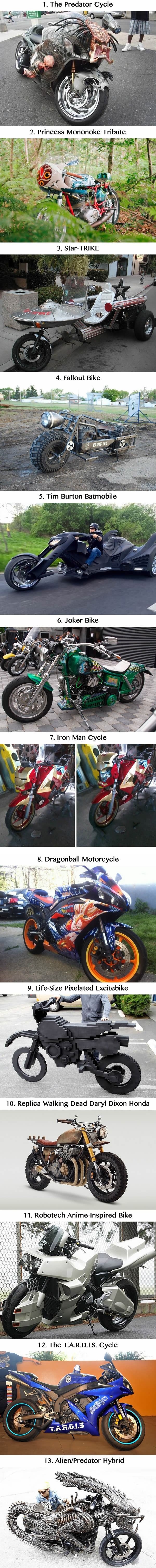 Geeky motorcycles