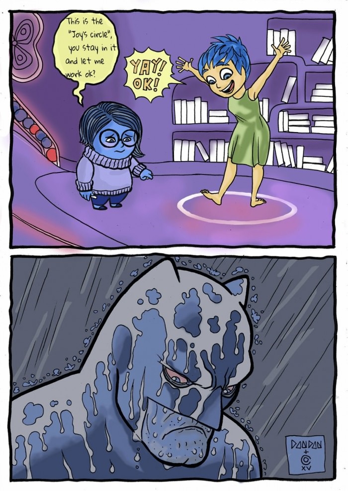 Batman inside out