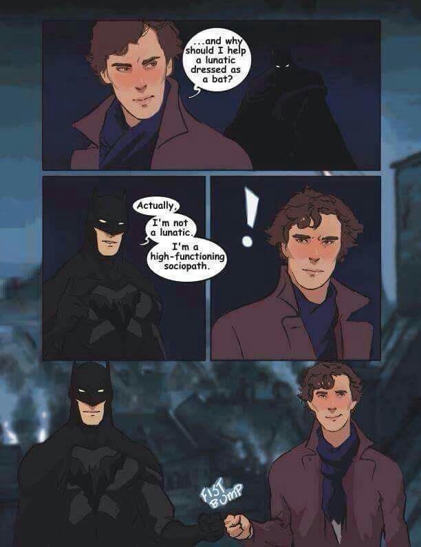 Batman meets Sherlock.