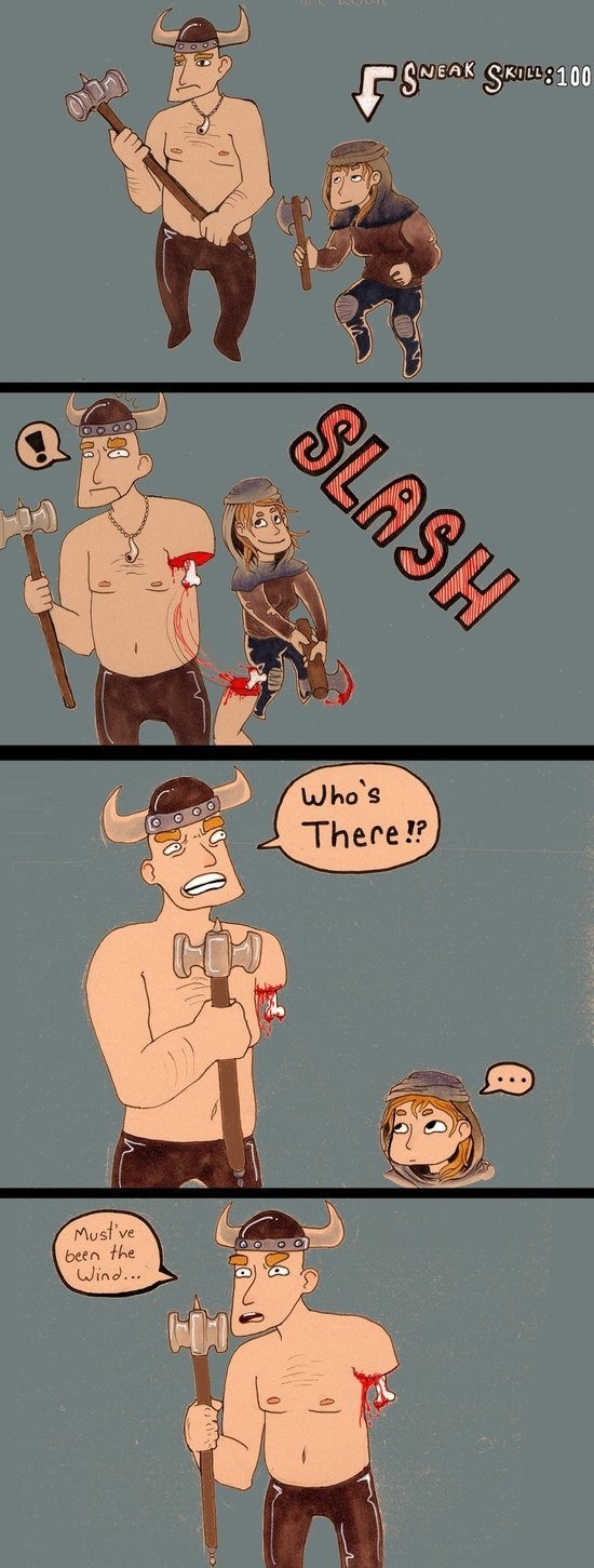 Skyrim behaviour
