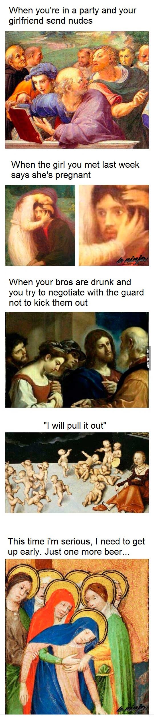 Daily life in paintings