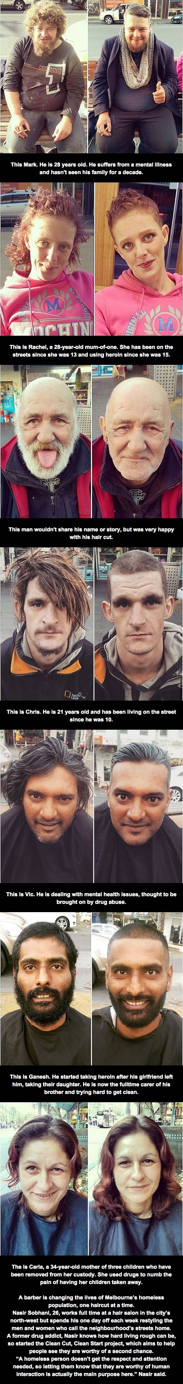 Barber making a difference