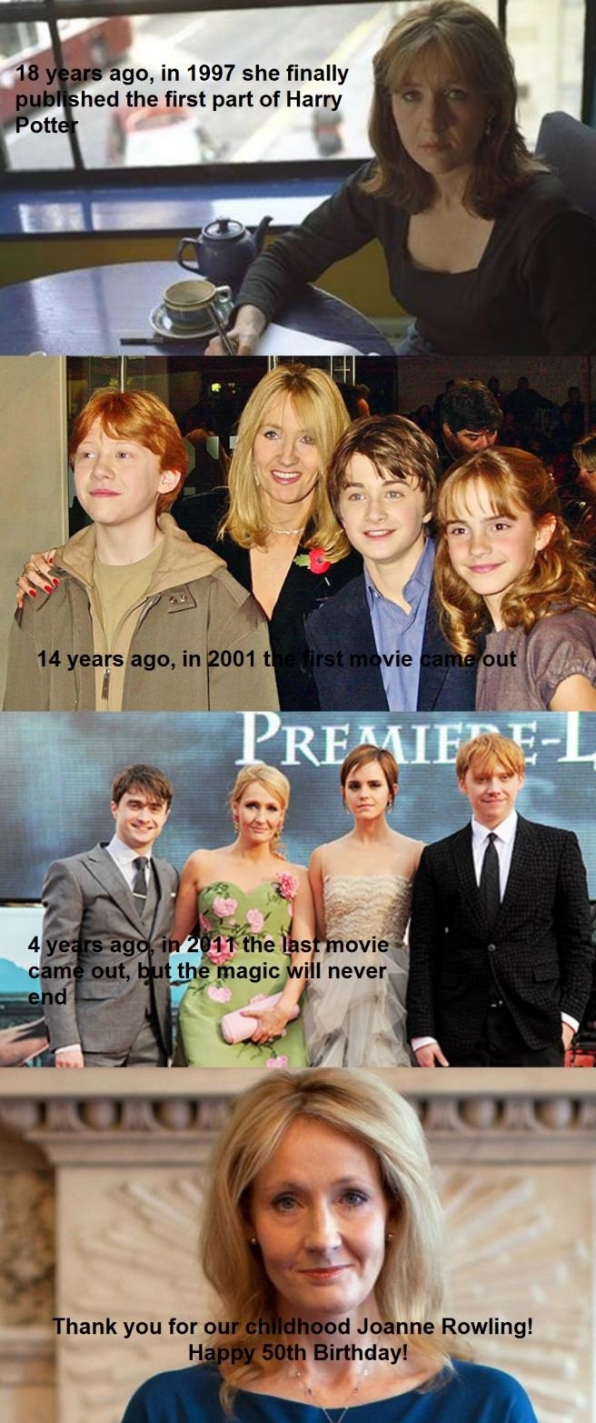 Happy 50th J.K.Rowling!