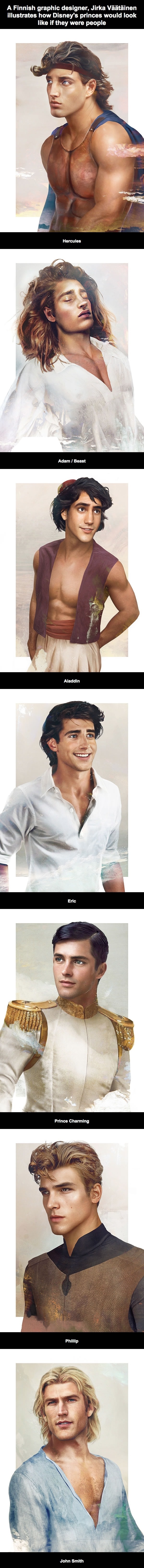 Disney princes in real life