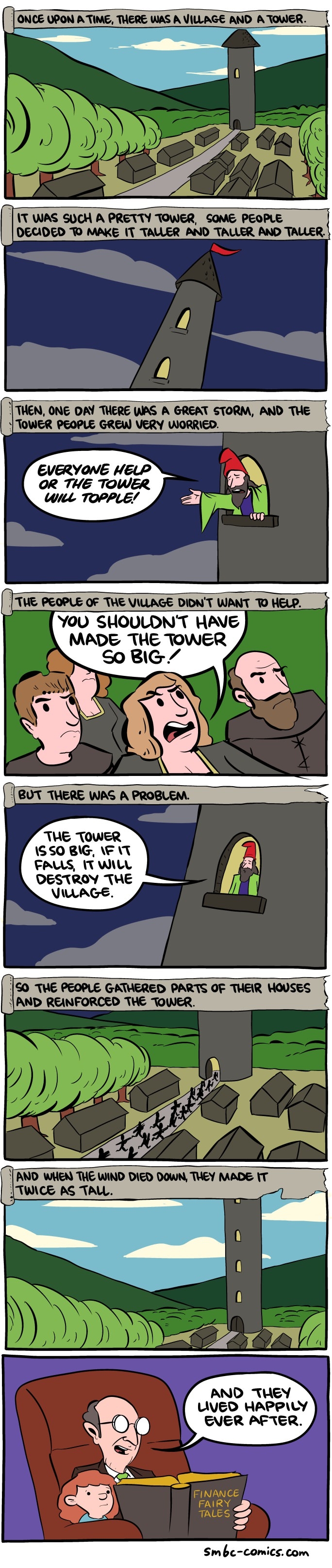 SMBC: Too tall to fall