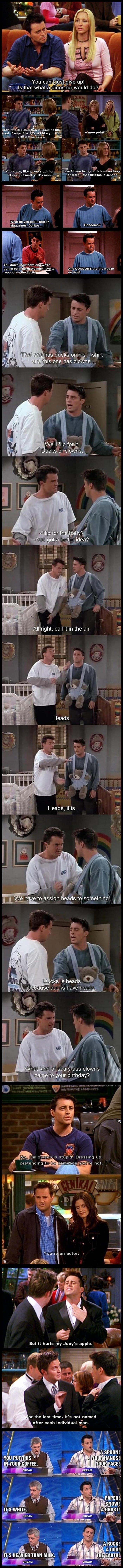 Joey Tribbiani's logic