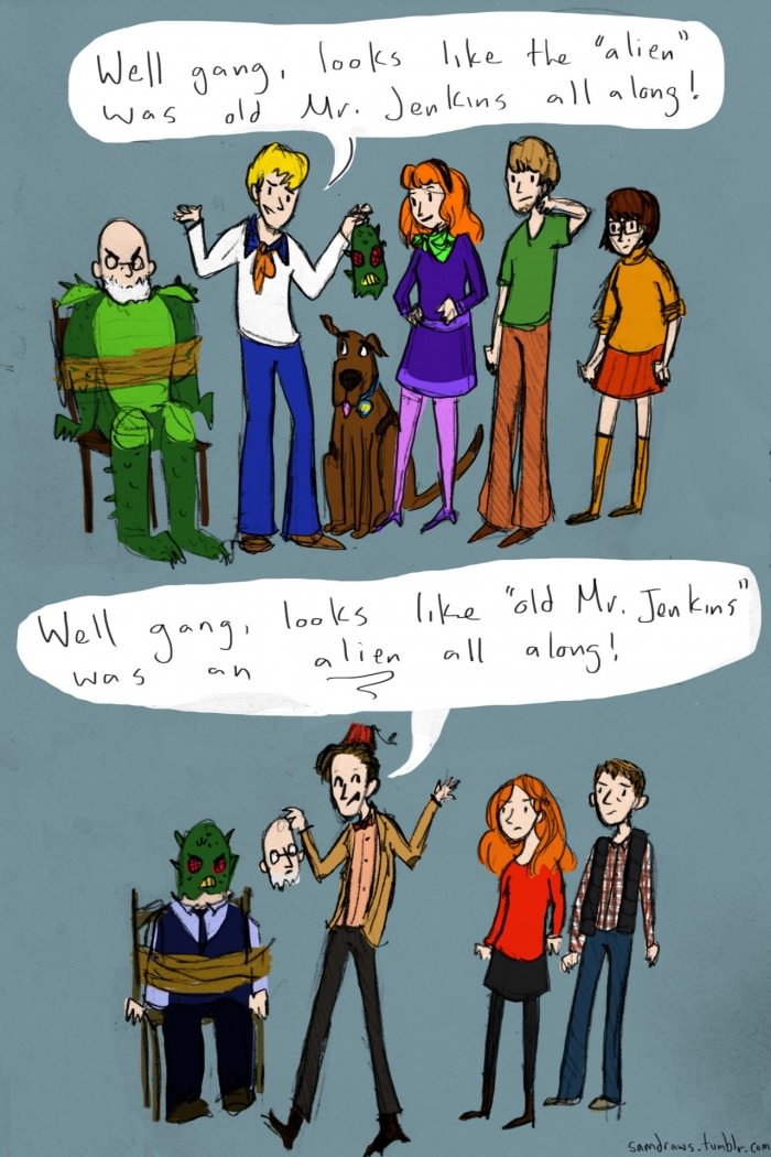Doctor Who and Scooby Doo