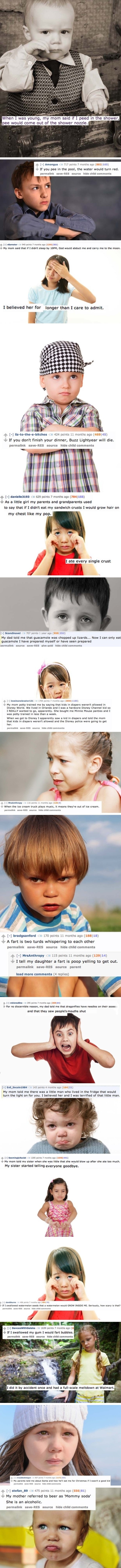 Funny lies told to kids