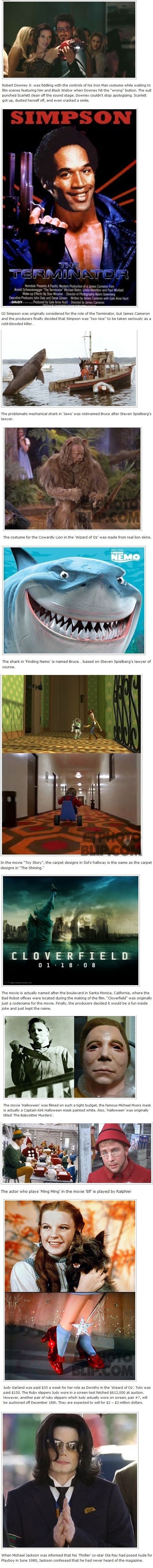 Hidden facts about movies