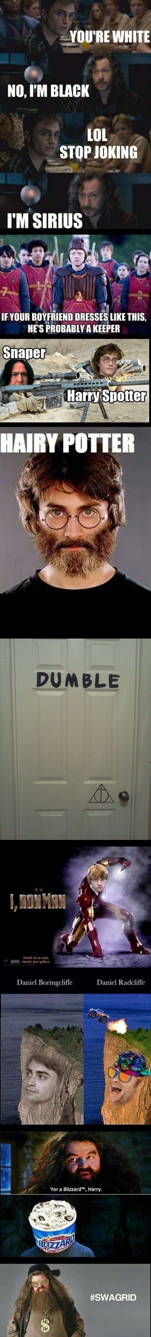 Harry Potter puns & memes