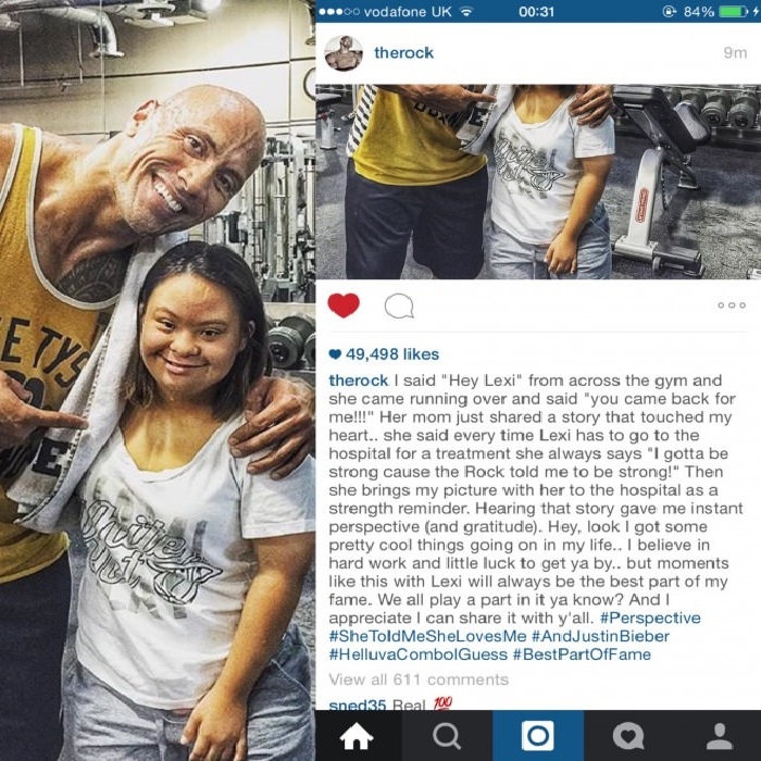 The Rock is too awesome!