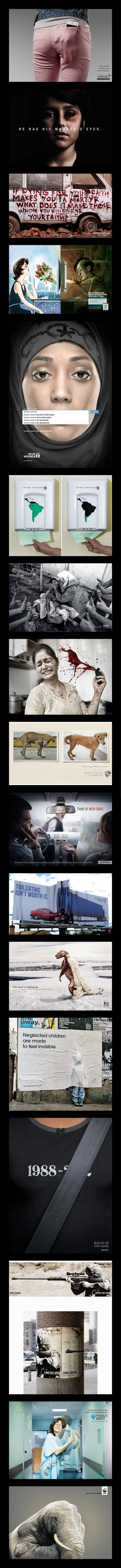 Thought-provoking ads
