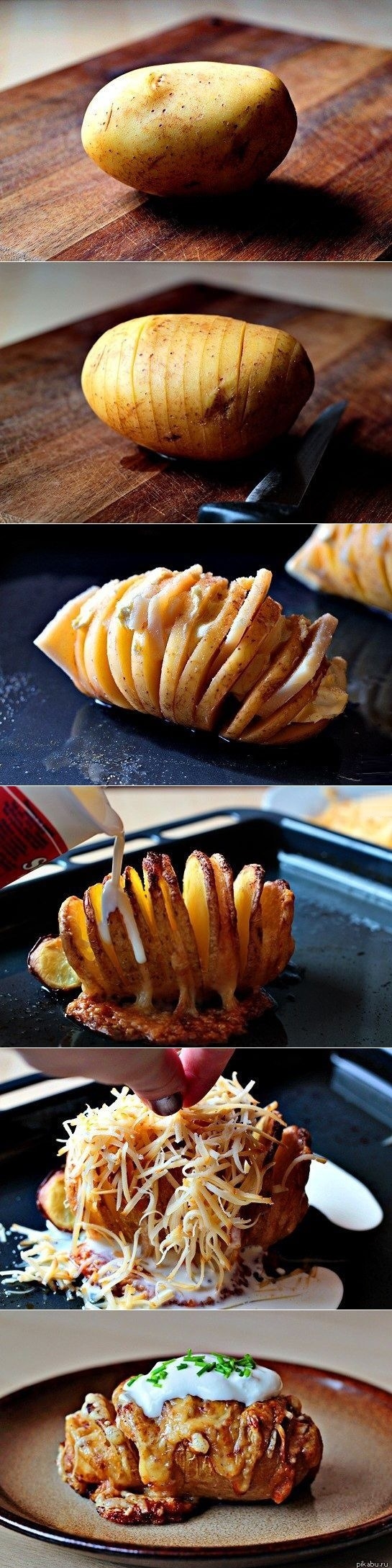 Perfectly baked potato