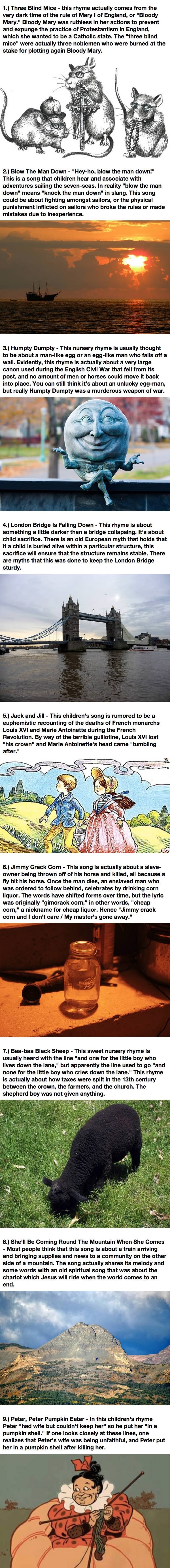 Nursery rhyme origins