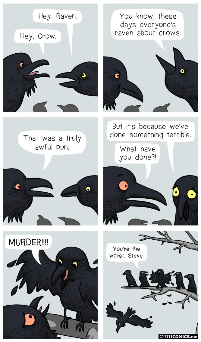 The raven and the crow