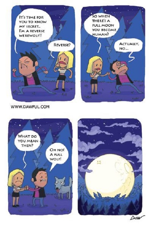 Reverse werewolf