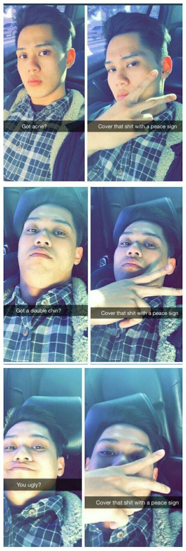 Power of the peace sign