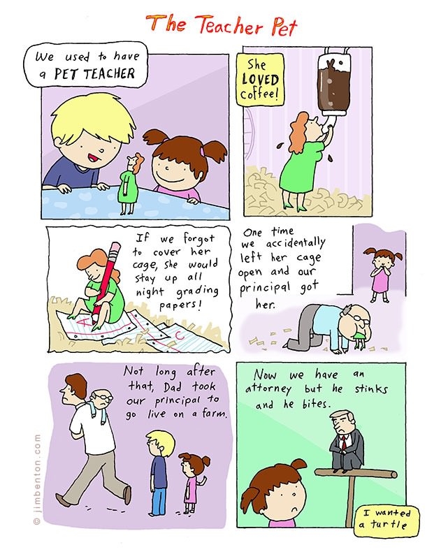 The teacher pet